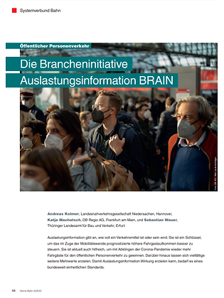 Foto BRAIN Artikel in Deine Bahn